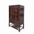 This is a vintage traditional Chinese Fujian-style dresser wardrobe cabinet with a drawer inside. The front is decorated...