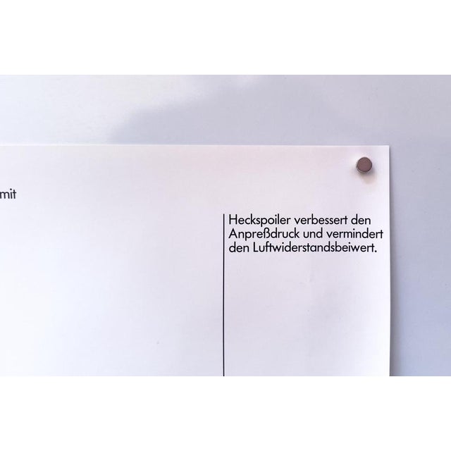 944 Porsche Poster by Studio Farr, 1982 For Sale - Image 6 of 8