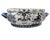 Chinoiserie Vintage Large Indigo Blue & Ivory Chinoiserie Elephant Footbath Planter For Sale - Image 3 of 8