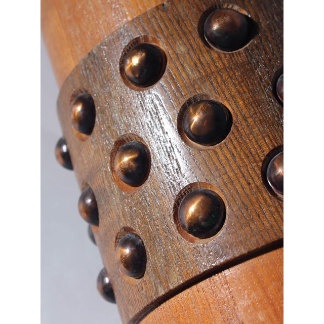 Large Wooden Ethnic Vase, 1960, in Good conditions. Designed 1960 to 1969