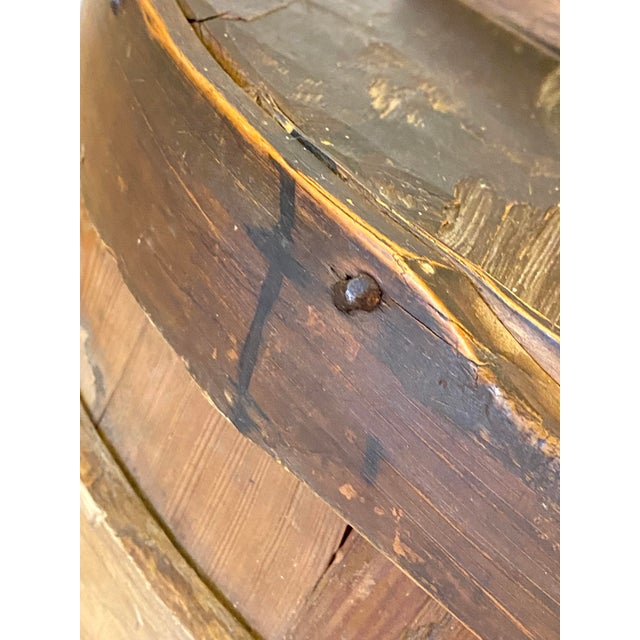 Antique Rustic Mountain Container For Flour For Sale - Image 13 of 18