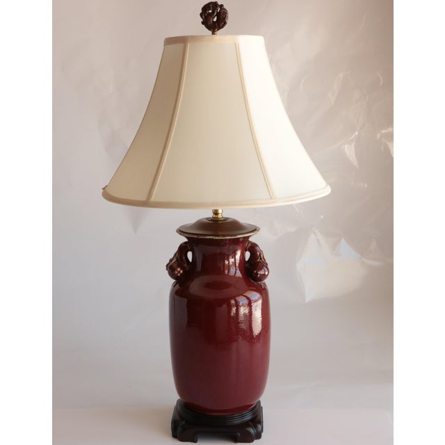 Chinese Oxblood Table Lamp Chairish