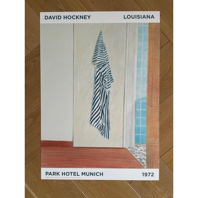 David Hockney, Park Hotel Munich, 1972, copyright David Hockney