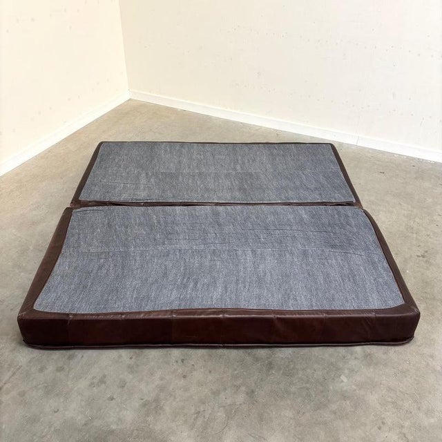 Vintage Leather Sofa or Daybed, 1970s For Sale - Image 12 of 16