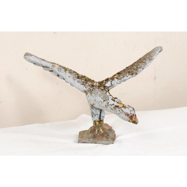 Mid 20th Century French Bird Garden Statue For Sale - Image 4 of 11