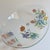 Dorothy Thorpe Mid-20th Century Dorothy Thorpe Curved Glass Floral Serving Platter For Sale - Image 4 of 8