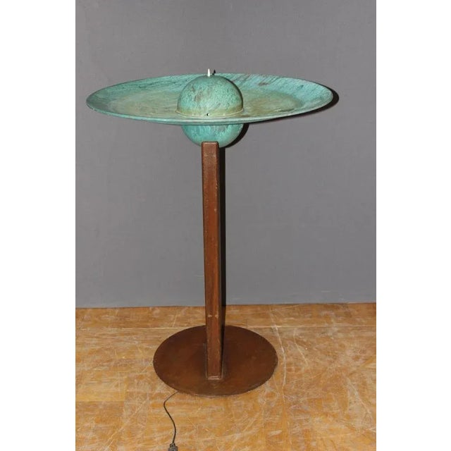 Iron and Copper Fountain by Tom Torrens, 1990 For Sale - Image 10 of 11