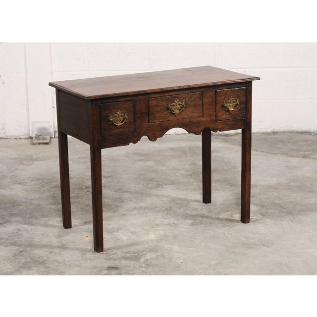 18th Century 18th Century English Oak Lowboy For Sale - Image 5 of 12