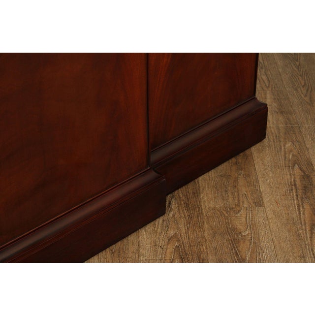 Henkel Harris Regency Style Mahogany Breakfront China Cabinet For Sale - Image 16 of 18