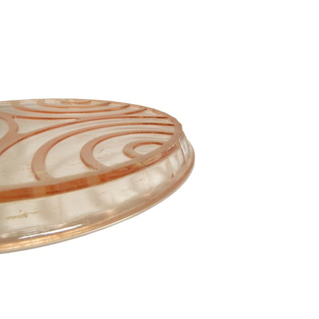 Art Deco Tray by Hortensja Glassworks, 1930s For Sale - Image 3 of 5