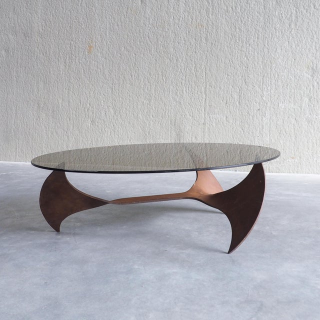 Oval Propeller Coffee Table by Knut Hesterberg for Ronald Schmitt, 1960s For Sale - Image 14 of 15