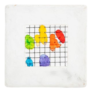 Elfi Schselka Abstract Composition Mixed Media For Sale