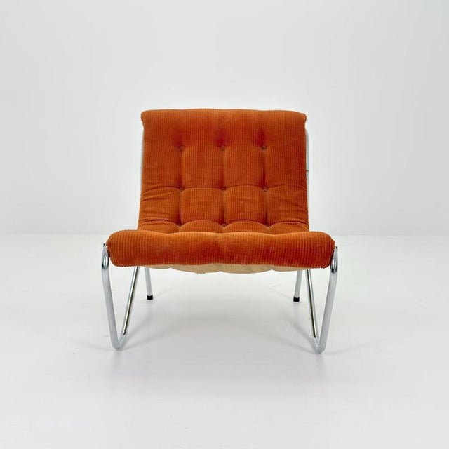 Mid-Century Modern Swedish Lounge Chair from EM Möbler, 1970s For Sale - Image 5 of 17
