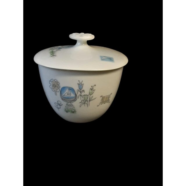 Mid 20th Century Mid 20th Century Rosenthal Creamer and Sugar Set- 2 Pieces For Sale - Image 5 of 9