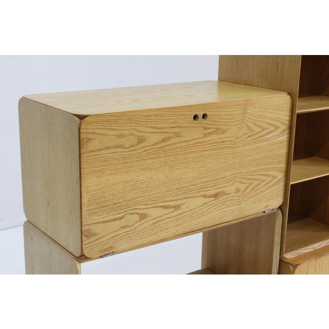 Vintage Modular Wall Unit Cabinet by Derk Jan De Vries for Maisa, 1980s, Set of 9 For Sale - Image 9 of 13