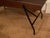 Metal Italian Side Table with Newspaper Rack and Glass Base, 1950s For Sale - Image 7 of 9