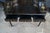 Vintage Black Lacquer Chinoiserie Carlton House Neoclassical Writing Desk For Sale - Image 11 of 17