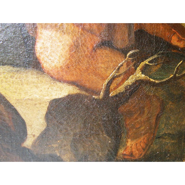 Bassano School Artist, Saint Roch of Montpellier, 1700s, Oil Painting on Canvas, Framed For Sale - Image 10 of 16