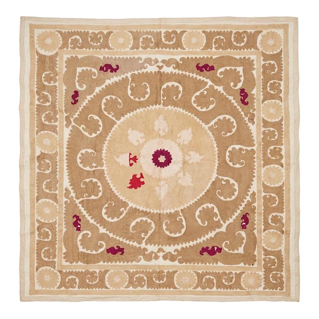 Decorative Vintage Suzani Wall Hanging For Sale