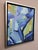 Mid-Century Modern 'Blue Interlude' Vintage Swedish Original Abstract Oil Painting, Framed For Sale - Image 4 of 13