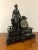Metal Large Antique Victorian Mantle Clock, 1860s For Sale - Image 7 of 8
