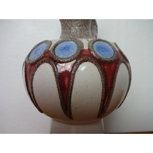Fat Lava Ceramic Vase from Veb Haldensleben, East Germany, 1970s For Sale - Image 15 of 18