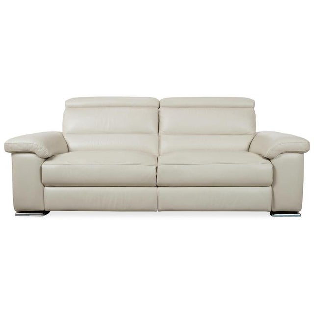 Cream Leather 3-Seater Sofa from Natuzzi For Sale - Image 18 of 18