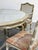 Vintage Dining Set in Faux Bamboo with Fabric, 1980s, Set of 5 For Sale - Image 13 of 16