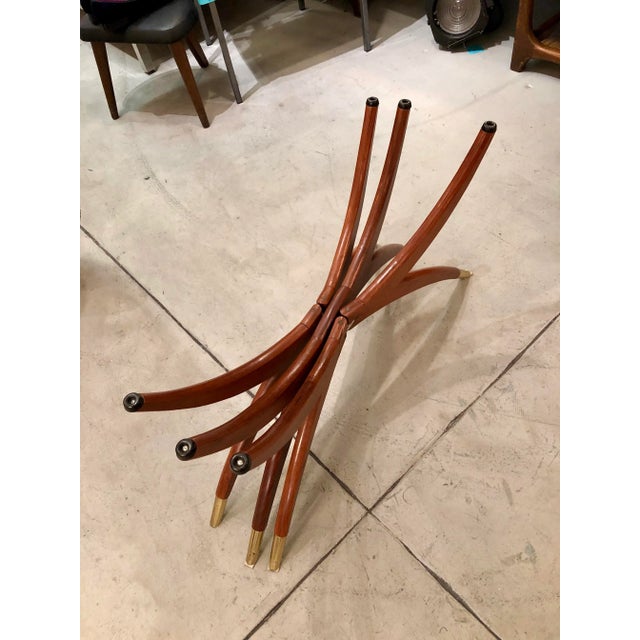 1950s Mid-Century Modern Brass Tray Table For Sale - Image 12 of 13