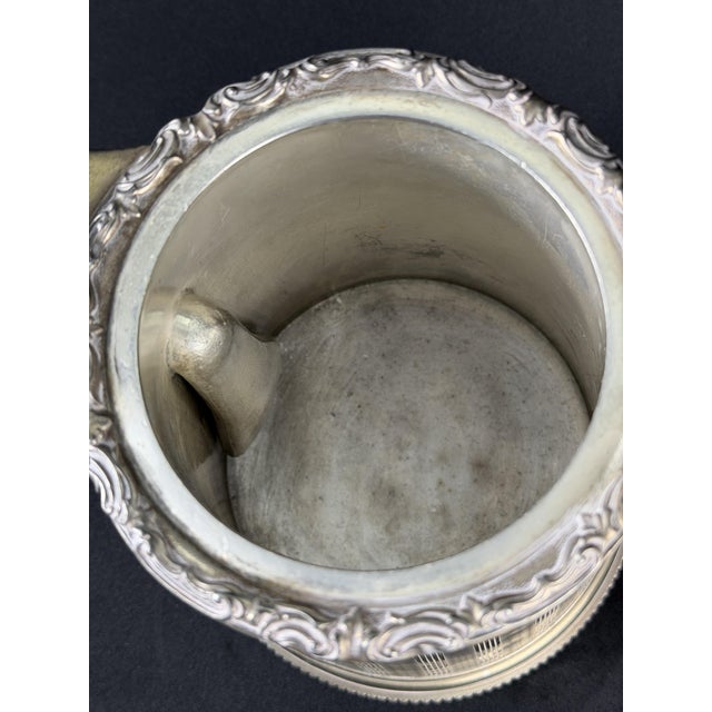 Patented Double Wall Silverplate Coffee Pot, 1856 For Sale - Image 10 of 13
