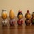 Vintage Japanese Miniature Kokeshi Dolls Set 11-Hand Painted Wood-Japan Folk Art For Sale - Image 6 of 10