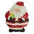 Vintage Fitz and Floyd Hand Painted Santa Ceramic Canapé Serving Plate For Sale