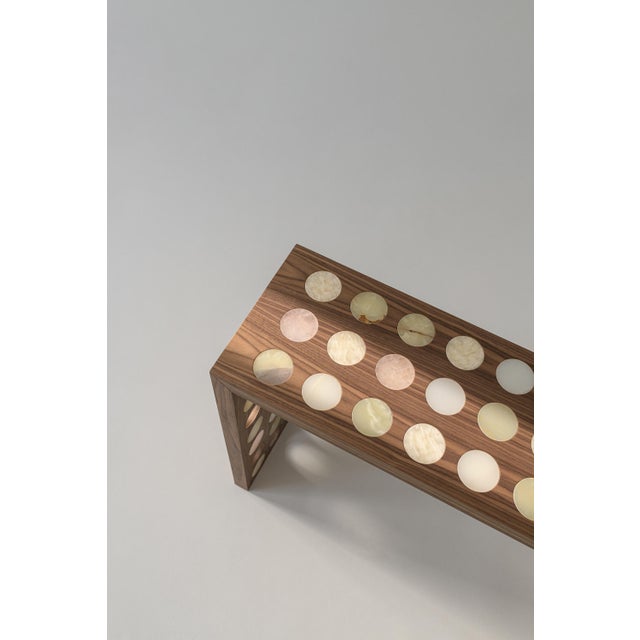 Contemporary Jackie Console Table in Walnut by Studio Gaïa For Sale - Image 3 of 6