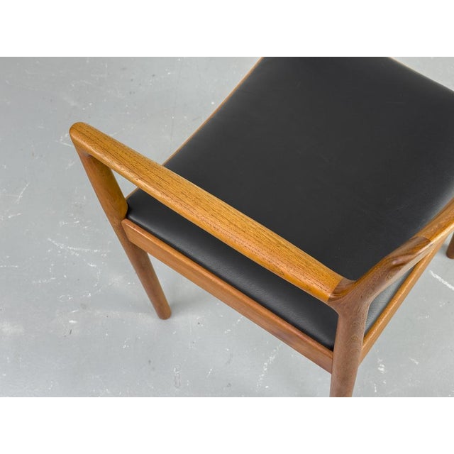 Danish Teak and Leather Armchair by J. Nørgaard for Nørgaards Møbelfabrik, 1960s For Sale - Image 18 of 18