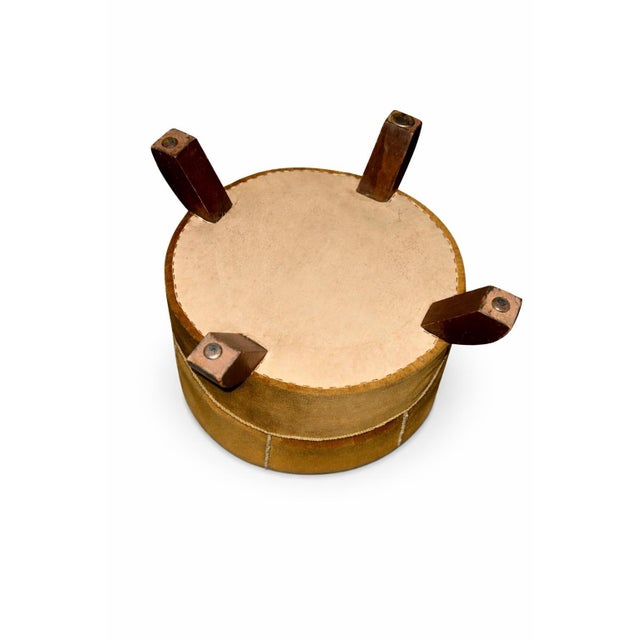 Art Deco Ottoman in the style of Jindřich Halabala, 1930s, in Good conditions. Designed 1920 to 1949 This piece is...