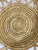 Beige Vintage African Coiled Straw Basket Natural Beige Raffia Hand Woven Wall Basket For Sale - Image 8 of 8