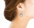 Contemporary Chanel Silver CC Princess Crystal Geo Pearl Large Drop Piercing Earrings - 2 Pieces For Sale - Image 3 of 4