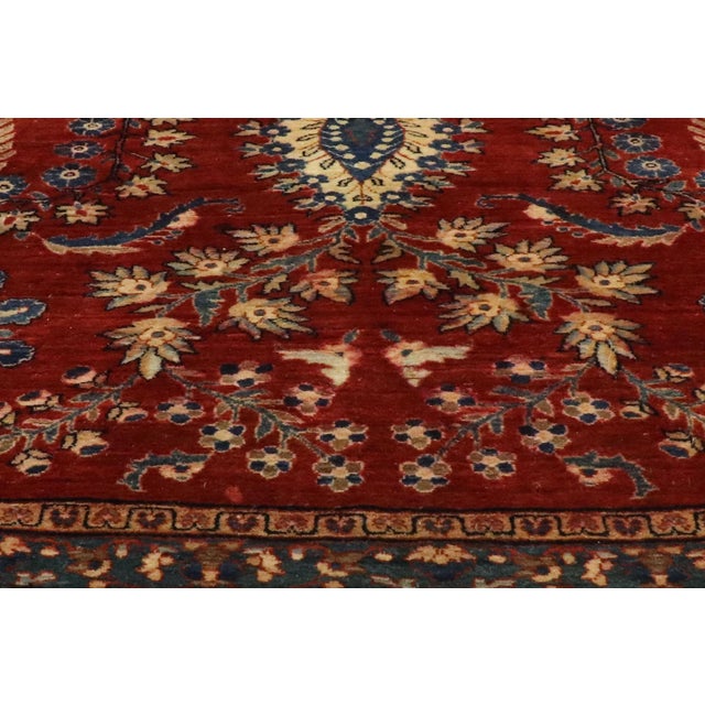 Antique Persian Mohajeran Sarouk Rug, 08'10 X 12'00 For Sale In Dallas - Image 6 of 11