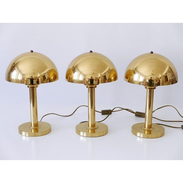 Brass Table Lamp from WSB Germany, 1970s For Sale - Image 4 of 18