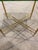 Brass, Accent Stone and Acrylic Top Accent table For Sale In Las Vegas - Image 6 of 7