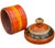 Wood Mid 20th Century Hand-Painted Colorful Asian Wooden Lidded Bowl For Sale - Image 7 of 8