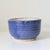 Signed Wabi Sabi Studio Pottery Bowl in Deep Periwinkle Blue Glaze & Wheel-Thrown Texture For Sale - Image 11 of 15