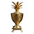 Mid Century Modern Brass Pineapple Covered Compote For Sale
