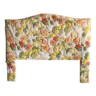 Full Sized Slip Covered Headboard For Sale