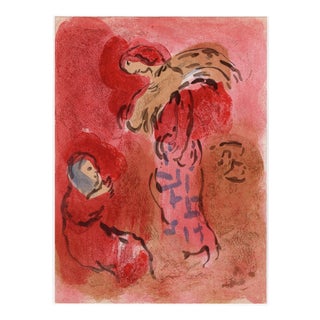Marc Chagall, Ruth glaneuse (Ruth Gleaning), 1960, Original Lithograph For Sale