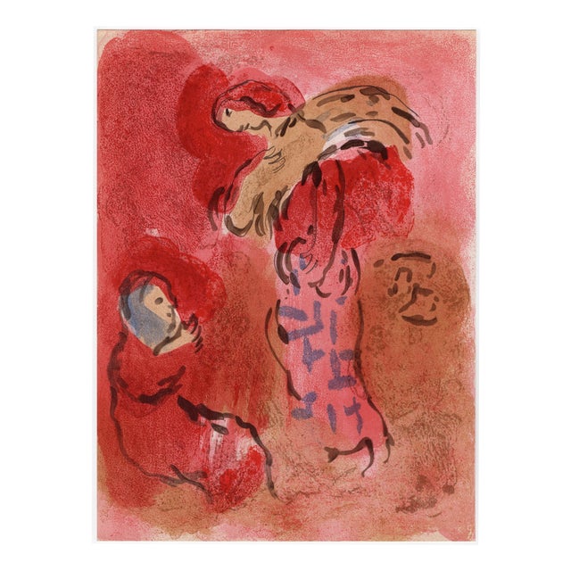Marc Chagall, Ruth glaneuse (Ruth Gleaning), 1960, Original Lithograph For Sale