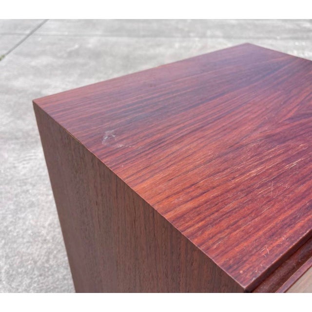 Rosewood Nightstand by Arne Wahl Iverson for Vinde Mobelfabrik For Sale - Image 9 of 11