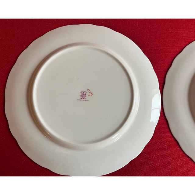 Antique Early 20th Century Porcelain Dinner Plates by George Jones & Sons China - Set of 12 For Sale - Image 11 of 12