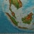 Vintage Southeast Asia China Japan Wall Chart Rollable Map For Sale - Image 6 of 7