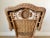 Tan Mid 20th Century Vintage Cottage Chic Wicker Rattan Medallion Wingback Adult Rocking Chair For Sale - Image 8 of 12
